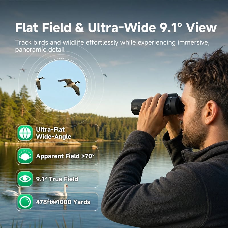 SVBONY SA207 8x42 ED APO* Flat-Field Binoculars