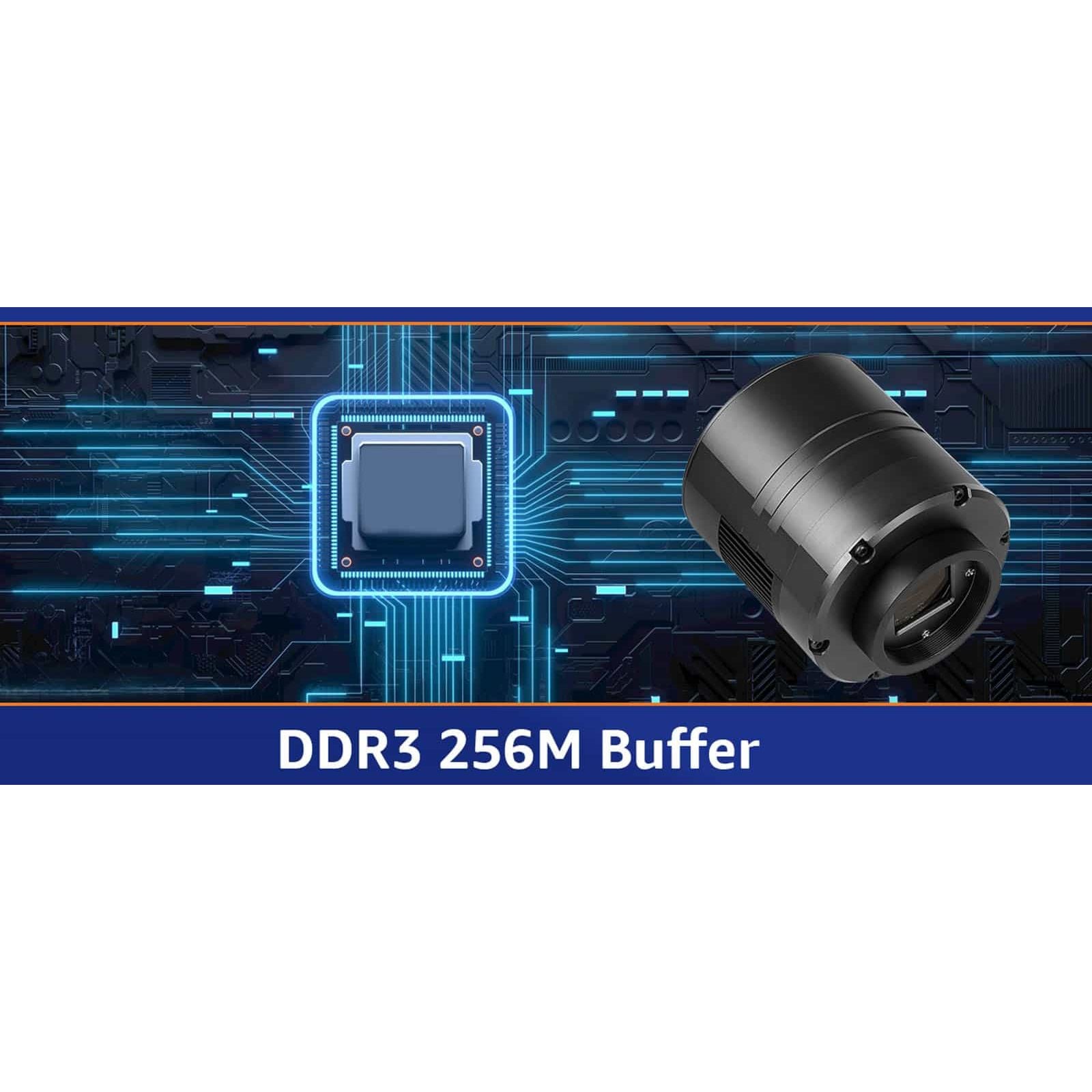 DDR3 256M Buffer with circuit board design in the background