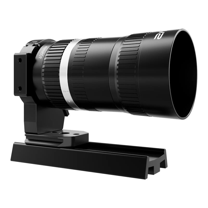 Black Svbony SV535 telescope lens with a white background
