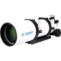 Svbony telescope on a white background